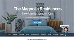Desktop Screenshot of magnoliaresidencestowers.com